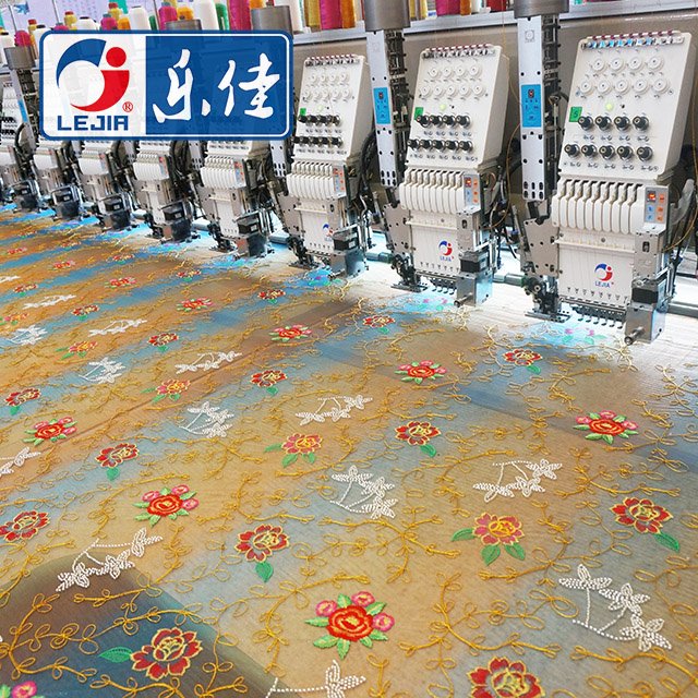 Машина произведенная Manufactory Китая, машина вышивки 9 шариков головок игл 24 вышивки с дешевым ценой